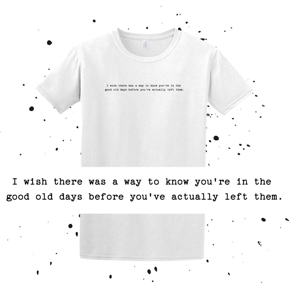 In The Good Old Days - The Office - Unisex Minimalist T-shirt